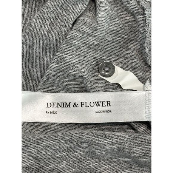 Denim & Flower Ricky Singh Gray & White Polo Shirt L - Picture 5 of 11
